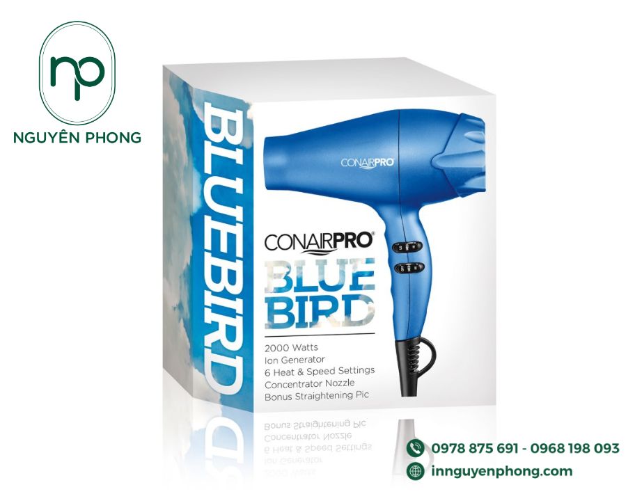 Mẫu hộp carton đựng máy sấy thiết kế 